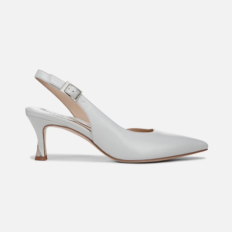 Naturalizer Women's 27 EDIT Felicia 4 Slingback Dress Shoe - Digital Mist Grey Leather