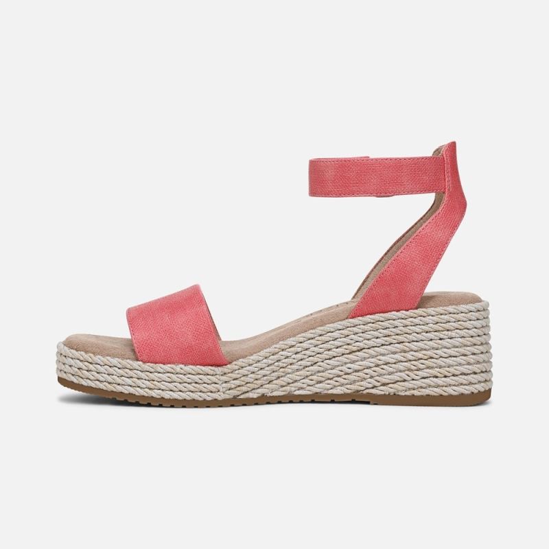 Naturalizer Women's SOUL Gloria Espadrille - Coral Fabric