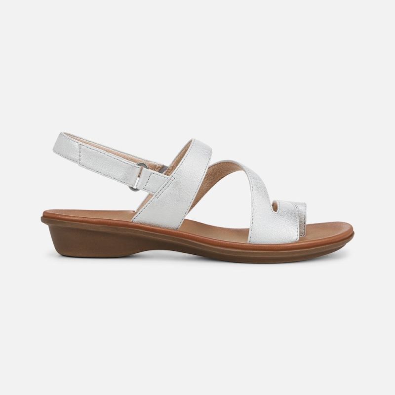 Naturalizer Women's Soul Shakina Sandal - Silver Faux Leather