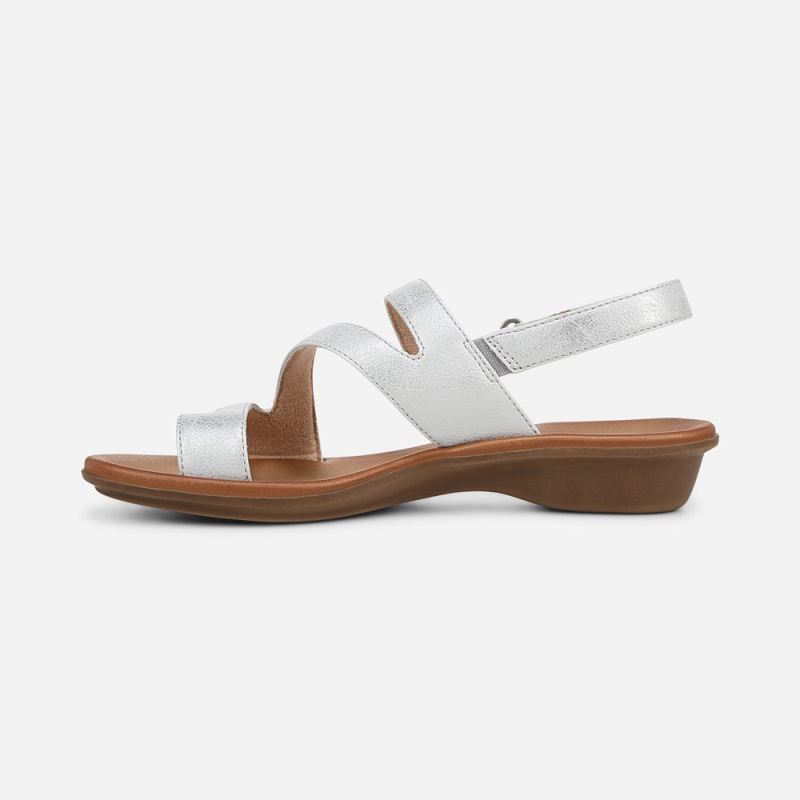 Naturalizer Women's Soul Shakina Sandal - Silver Faux Leather
