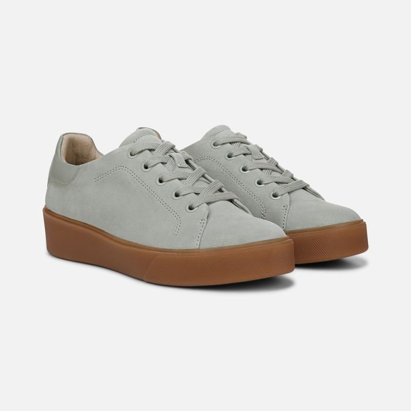 Naturalizer Women's Morrison 2.0 Lace Up Sneaker - Pistachio Green Suede