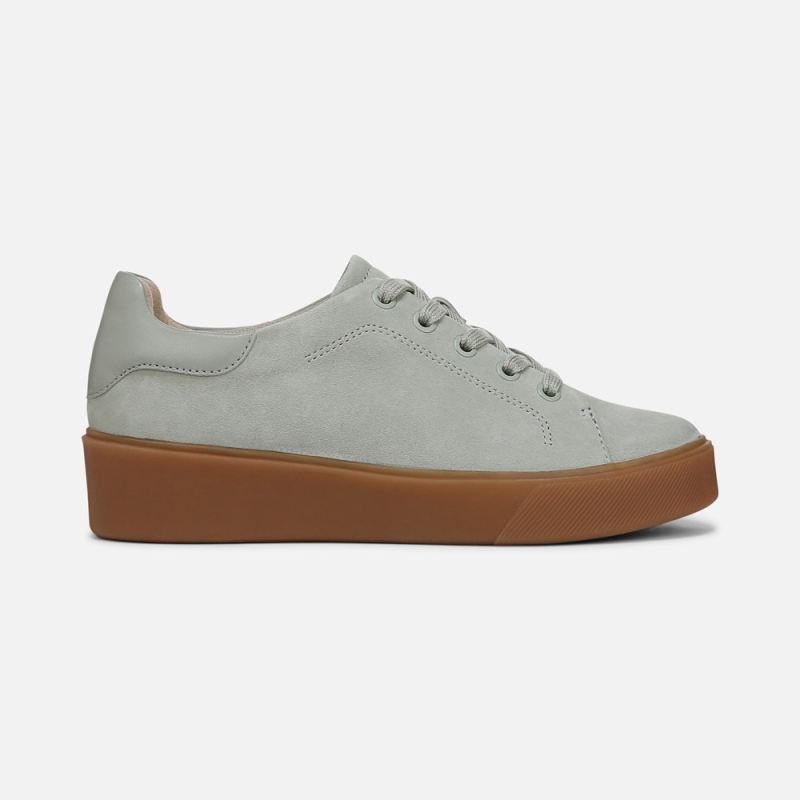 Naturalizer Women's Morrison 2.0 Lace Up Sneaker - Pistachio Green Suede