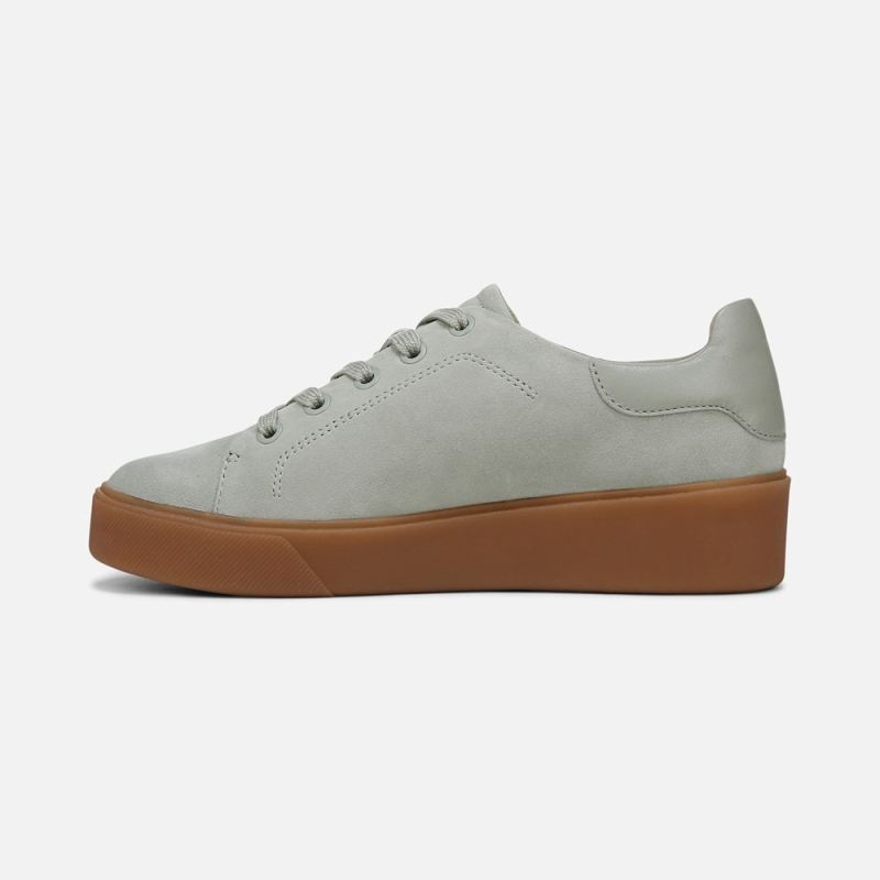 Naturalizer Women's Morrison 2.0 Lace Up Sneaker - Pistachio Green Suede