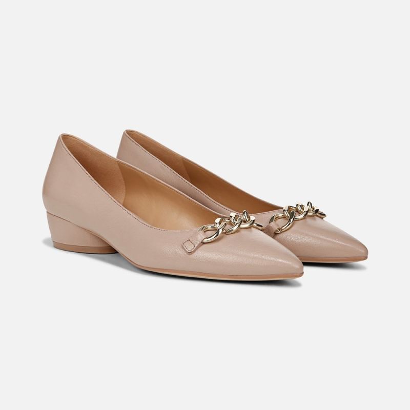 Naturalizer Women's Becca Flat - Warm Fawn Tan Leather