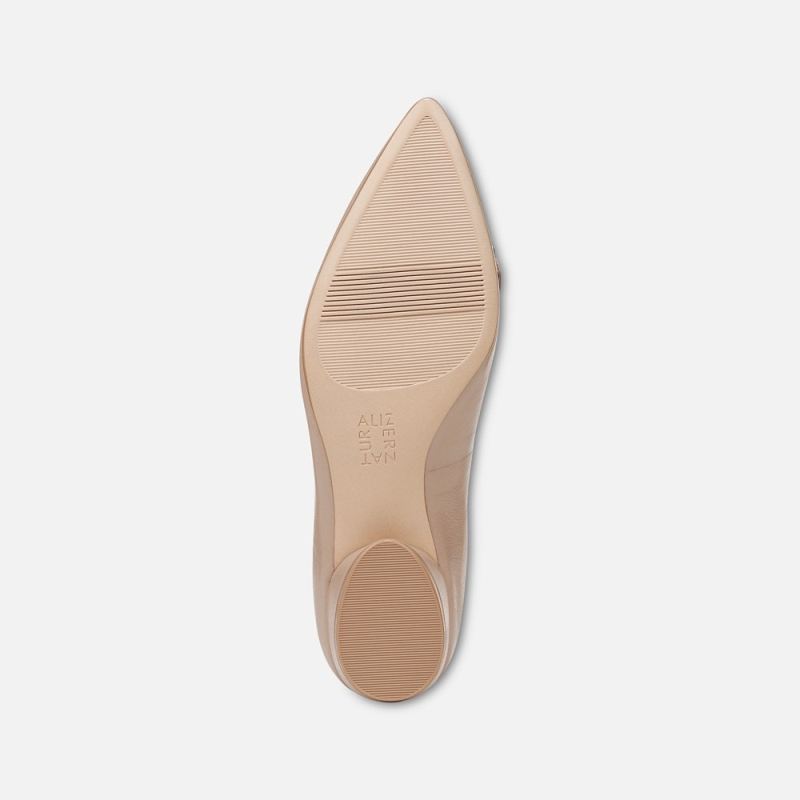 Naturalizer Women's Becca Flat - Warm Fawn Tan Leather