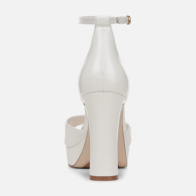 Naturalizer Women's 27 Edit Delphie Dress Sandal - Warm White Leather