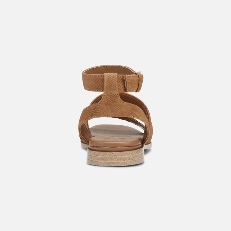 Naturalizer Women's Gana Strappy Sandal - Brown Faux Leather