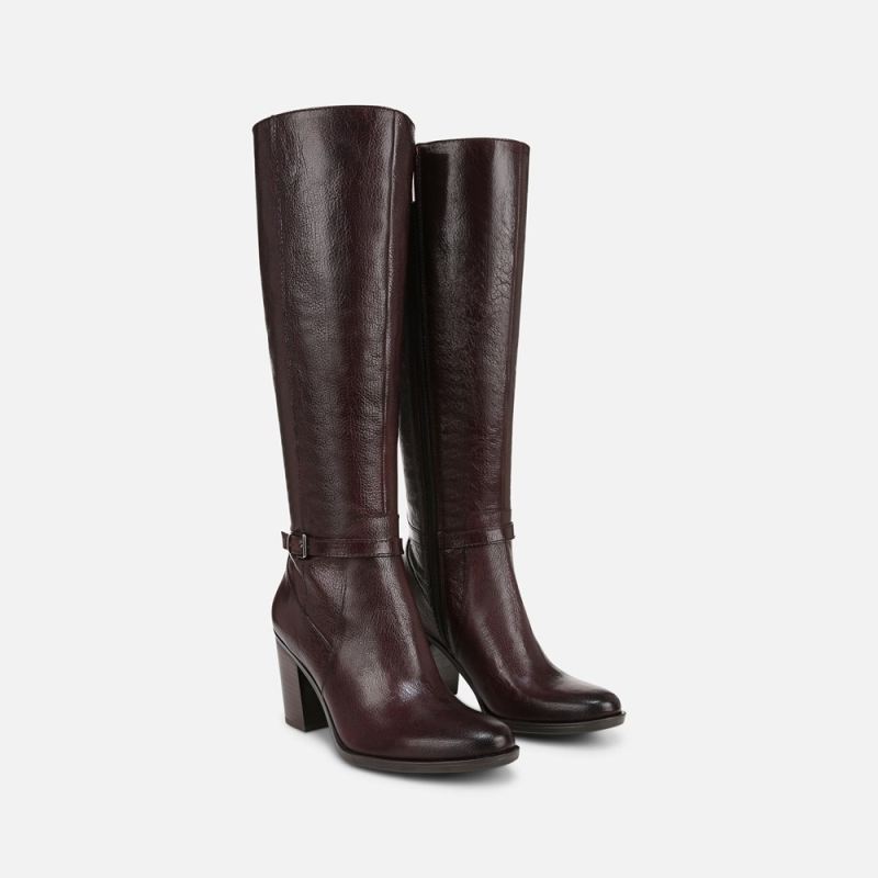 Naturalizer Women's Kalina Knee High Boot - Wine Leather