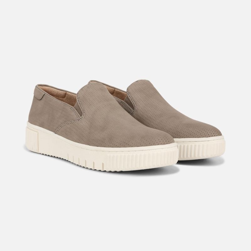 Naturalizer Women's Soul Tia Slip On Sneaker - Mushroom Synthetic