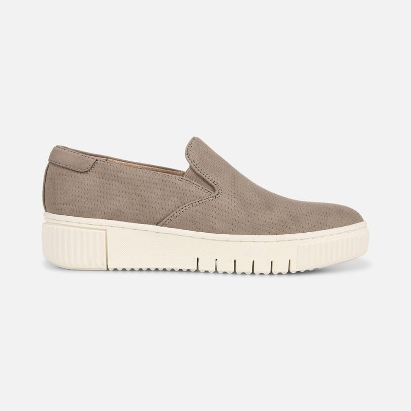 Naturalizer Women's Soul Tia Slip On Sneaker - Mushroom Synthetic