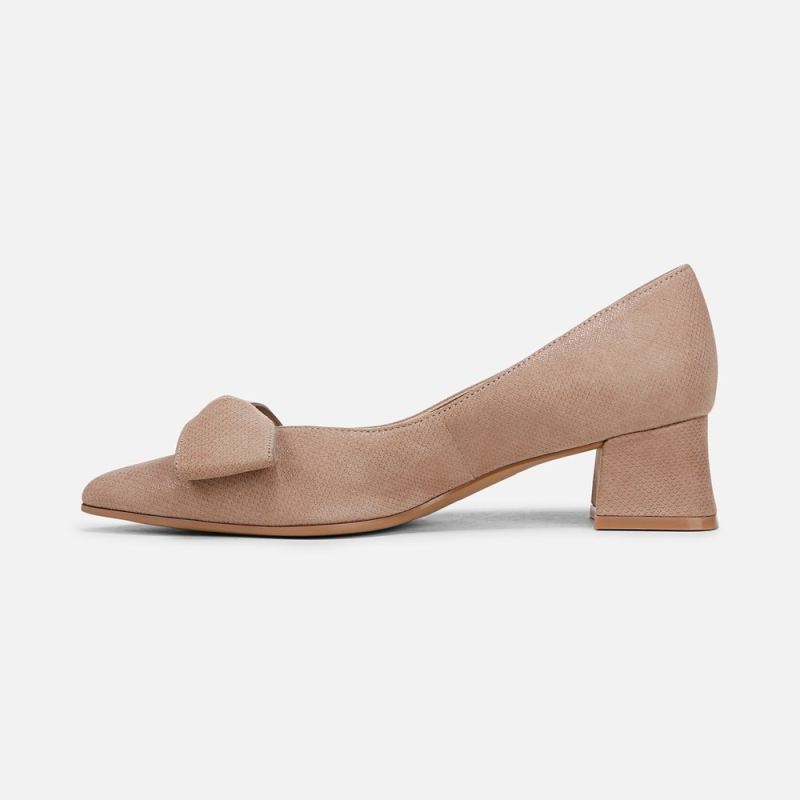 Naturalizer Women's Mavis Bow Pump - Taupe Suede