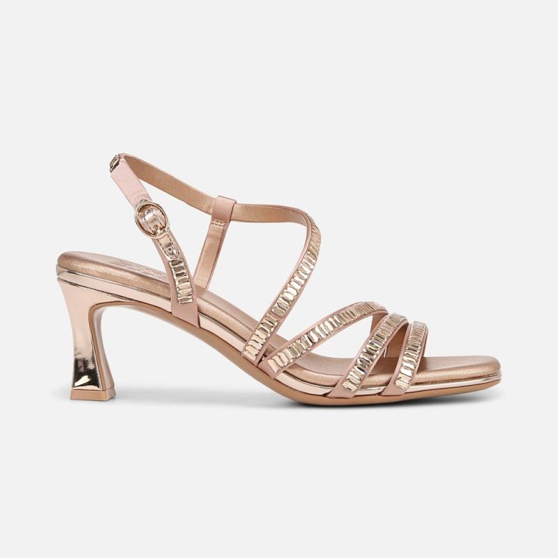 Naturalizer Women's Galaxy 2 Strappy Sandal - Rose Pink Fabric