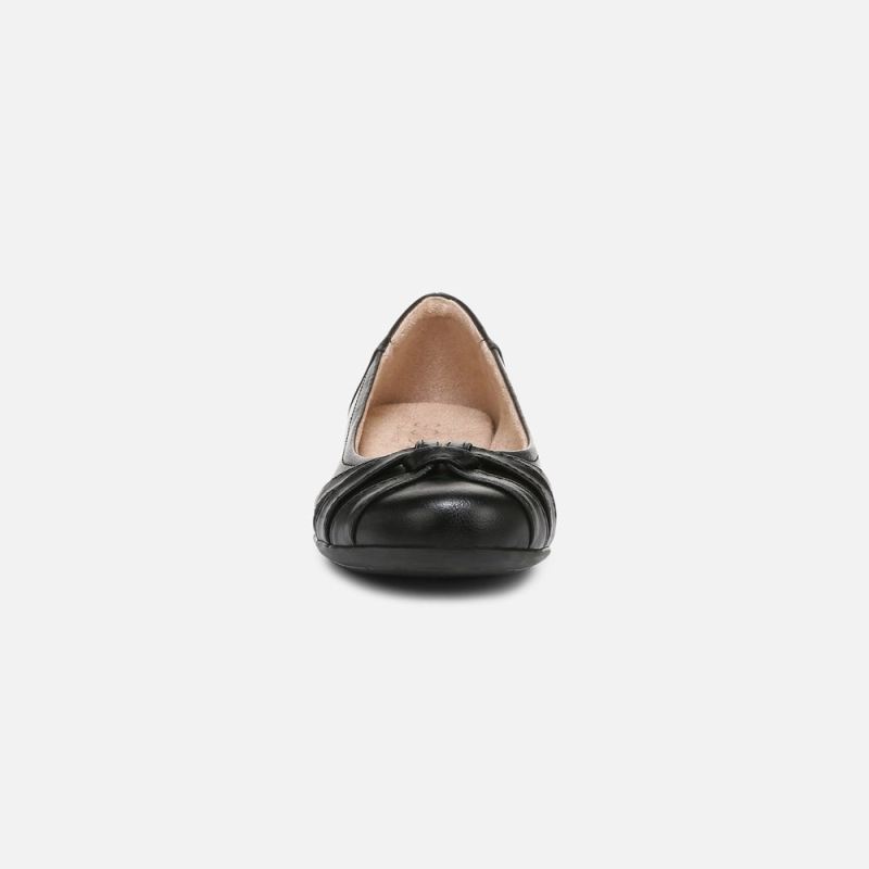 Naturalizer Women's SOUL Gift Flat - Black Synthetic