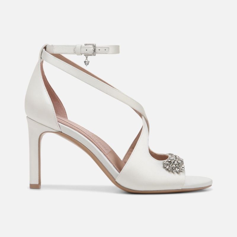 Naturalizer Women's Amor Dress Sandal - Silk White Fabric