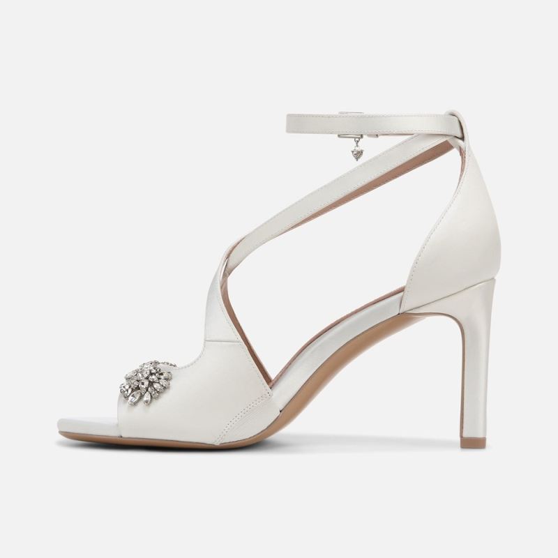 Naturalizer Women's Amor Dress Sandal - Silk White Fabric