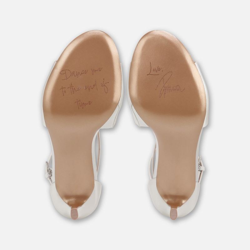 Naturalizer Women's Amor Dress Sandal - Silk White Fabric