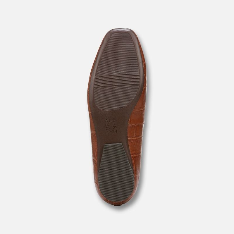 Naturalizer Women's Chelsea Ballet Flat - English Tea Croc Leather