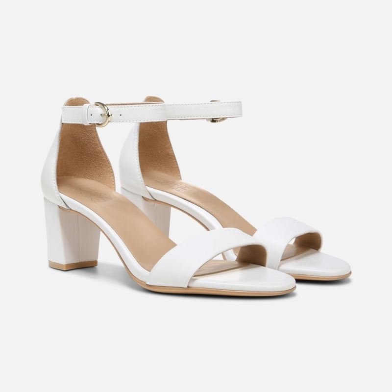 Naturalizer Women's Vera Dress Sandal - White Leather