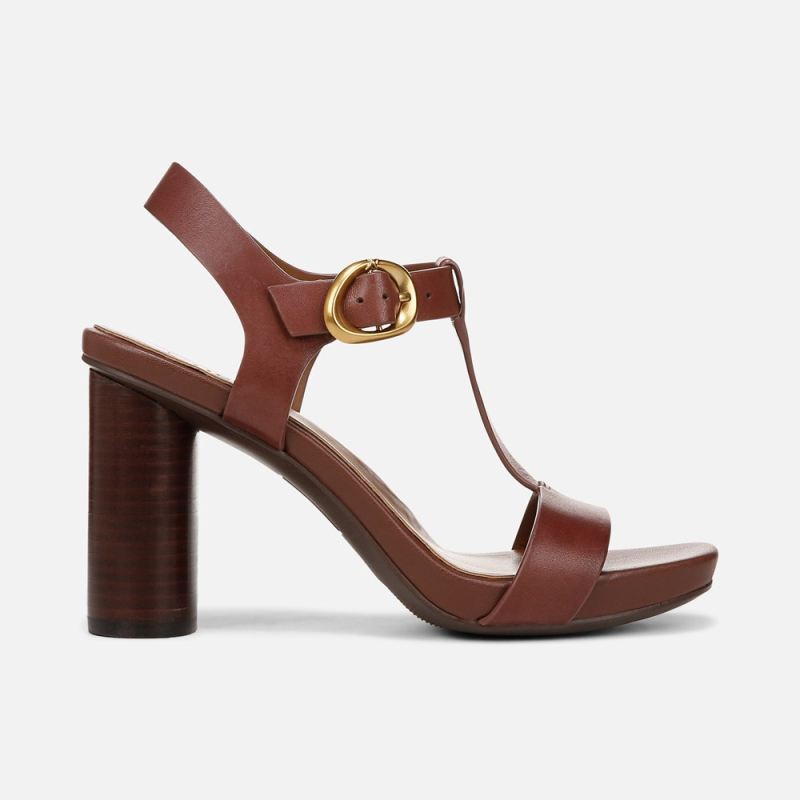 Naturalizer Women's Jordis Dress Sandal - Cappuccino Brown Leather