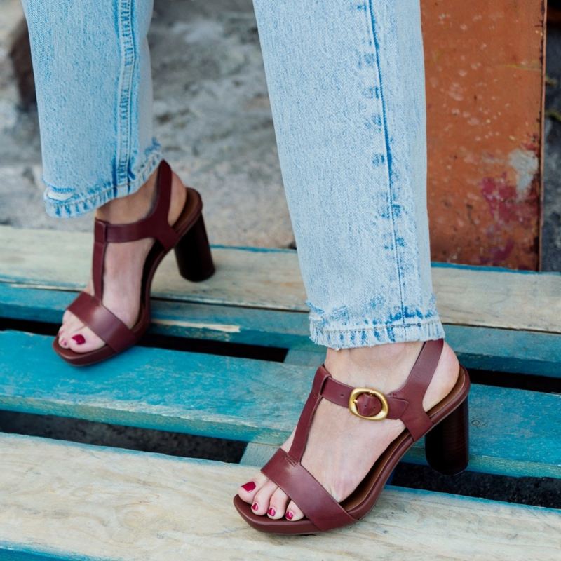 Naturalizer Women's Jordis Dress Sandal - Cappuccino Brown Leather