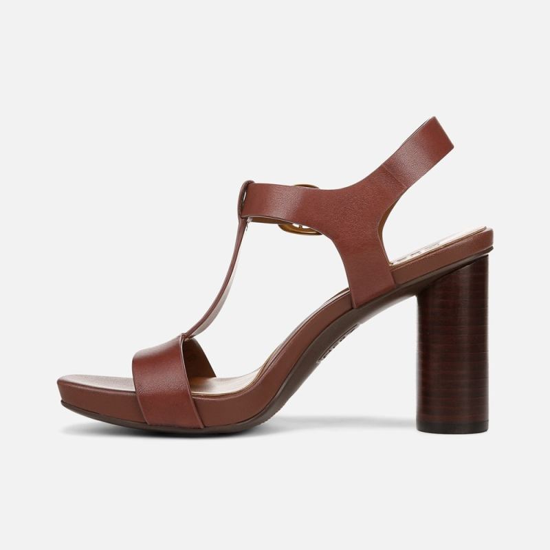 Naturalizer Women's Jordis Dress Sandal - Cappuccino Brown Leather