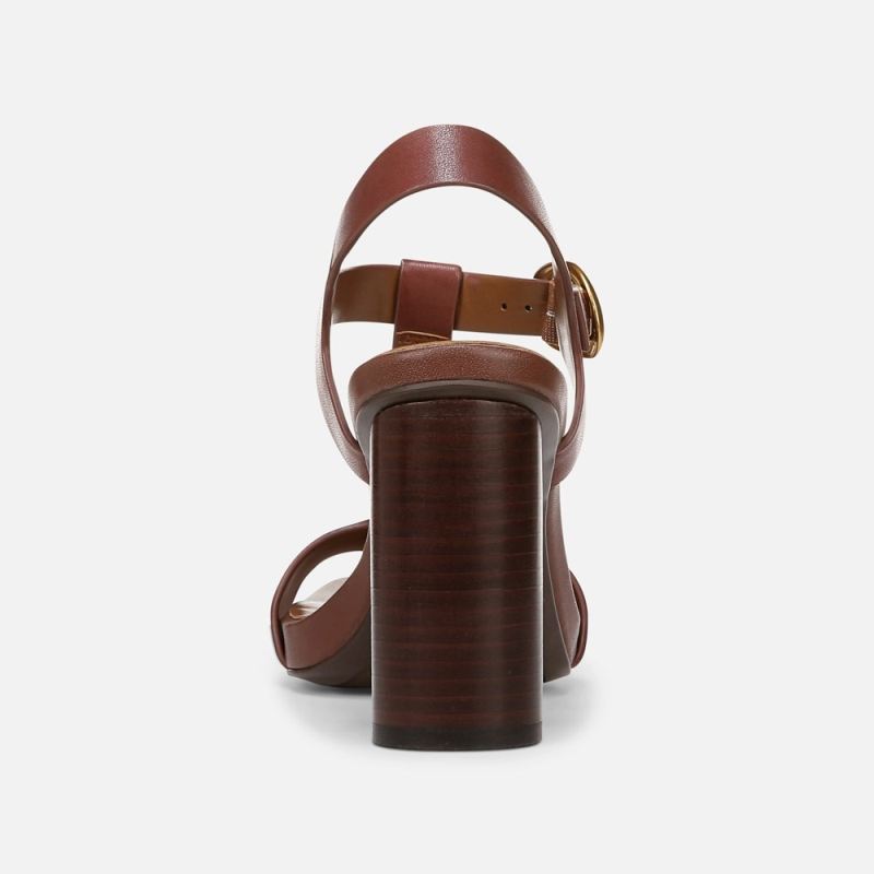 Naturalizer Women's Jordis Dress Sandal - Cappuccino Brown Leather
