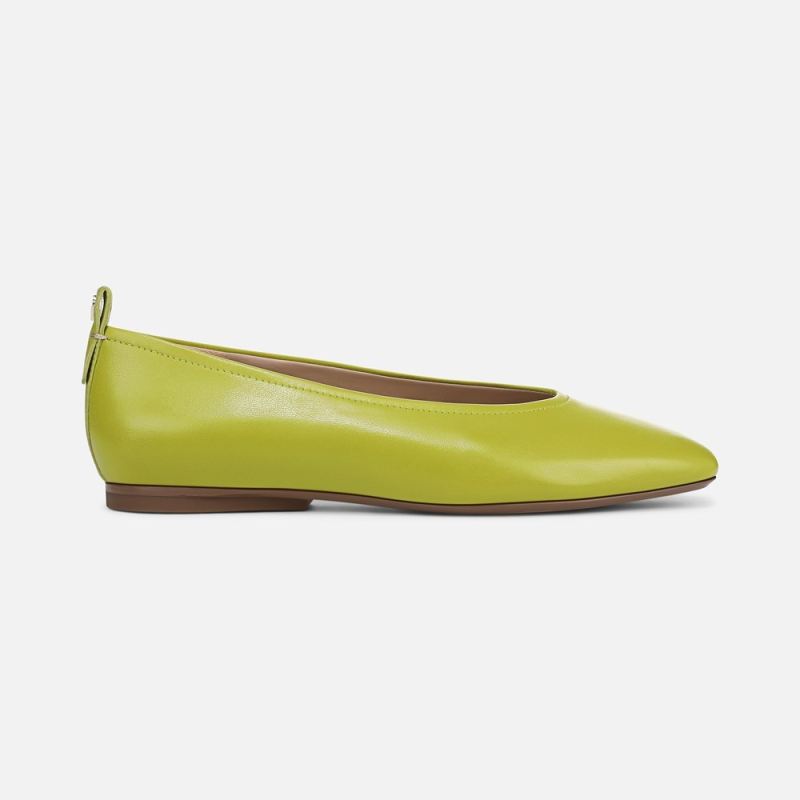Naturalizer Women's 27 Edit Carla Flat - Chartreuse Green Leather