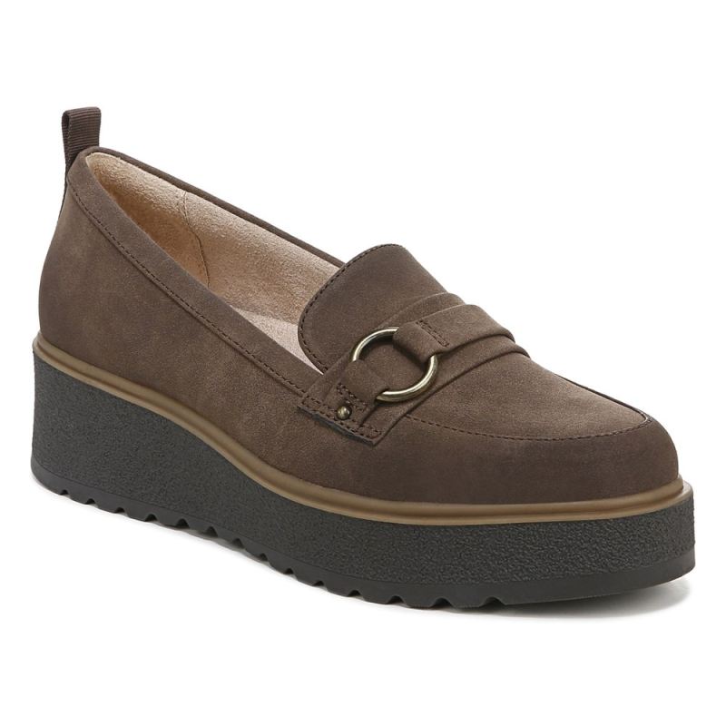 Naturalizer Women's SOUL Joyla Loafer - Chocolate Synthetic