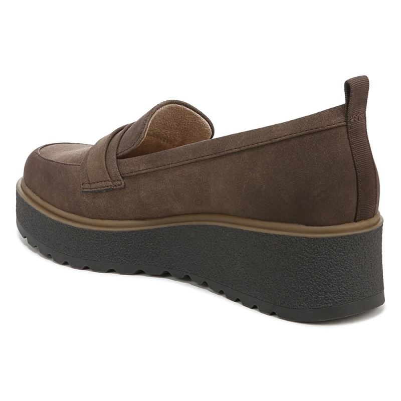 Naturalizer Women's SOUL Joyla Loafer - Chocolate Synthetic