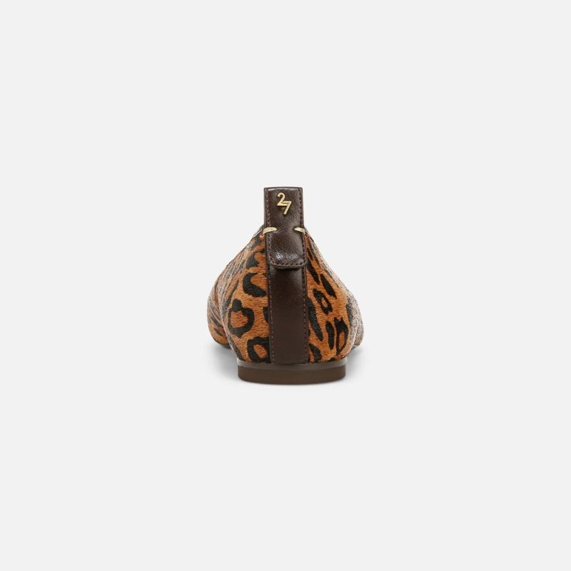 Naturalizer Women's 27 Edit Carla Flat - Leopard Print Fabric