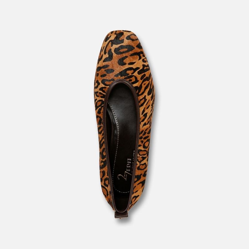 Naturalizer Women's 27 Edit Carla Flat - Leopard Print Fabric