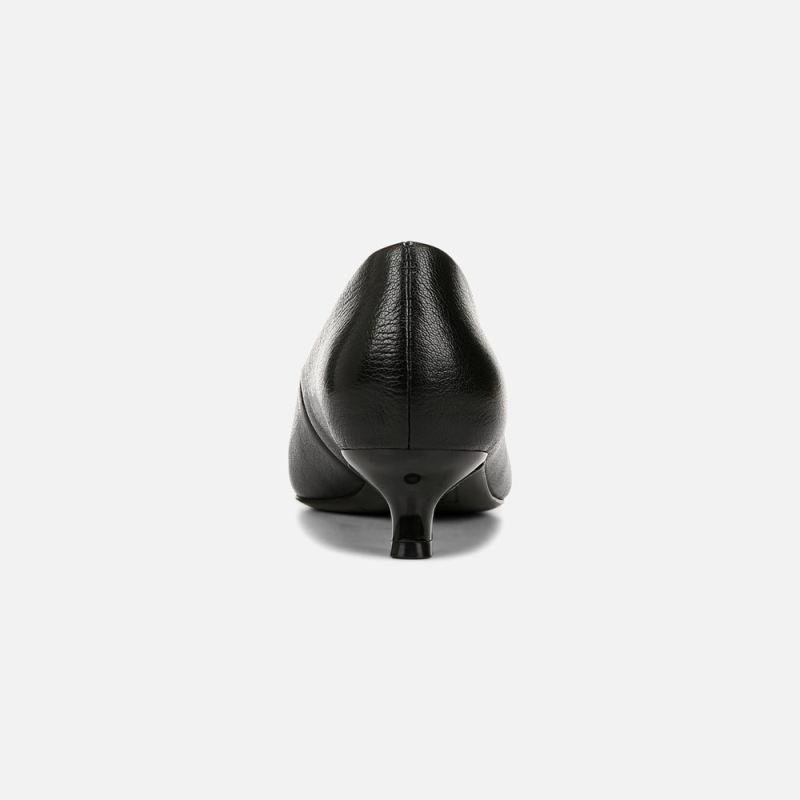 Naturalizer Women's Natalia Kitten Heel - Black Leather