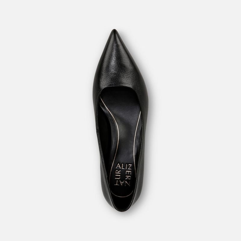 Naturalizer Women's Natalia Kitten Heel - Black Leather