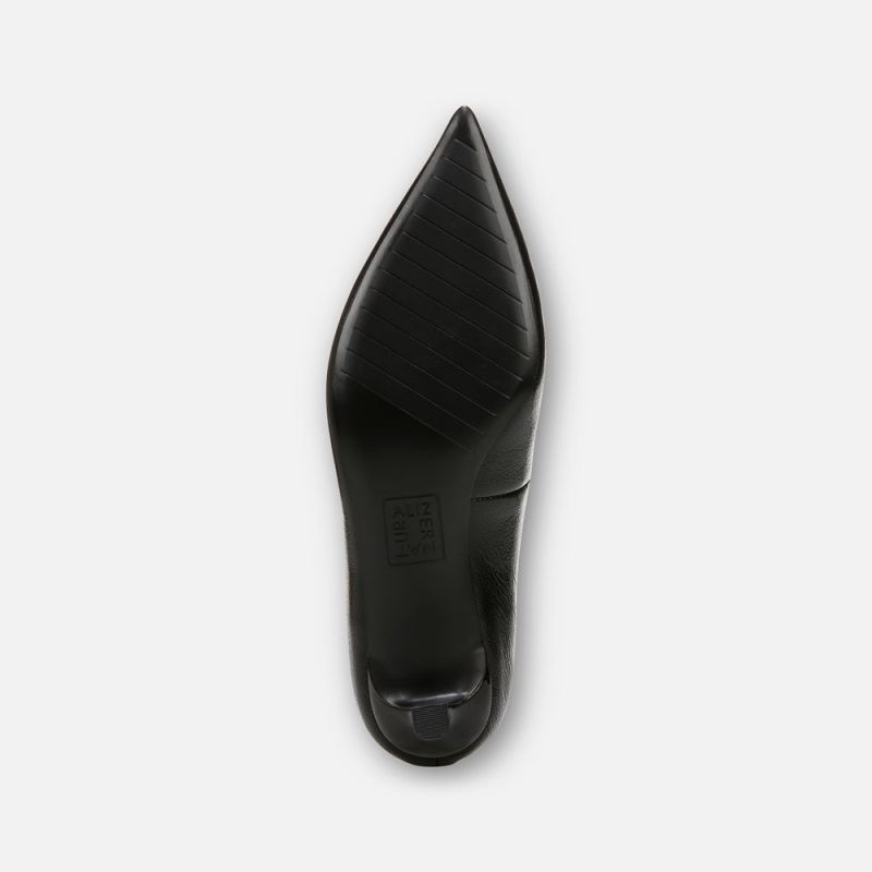 Naturalizer Women's Natalia Kitten Heel - Black Leather