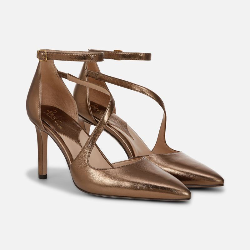 Naturalizer Women's 27 Edit Abilyn Pump - Old Gold Leather
