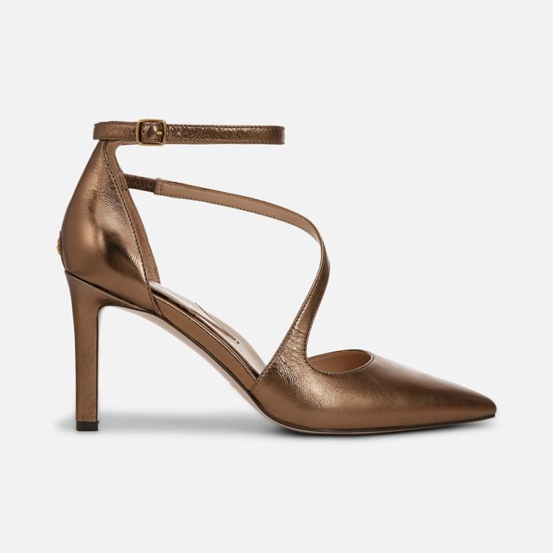 Naturalizer Women's 27 Edit Abilyn Pump - Old Gold Leather