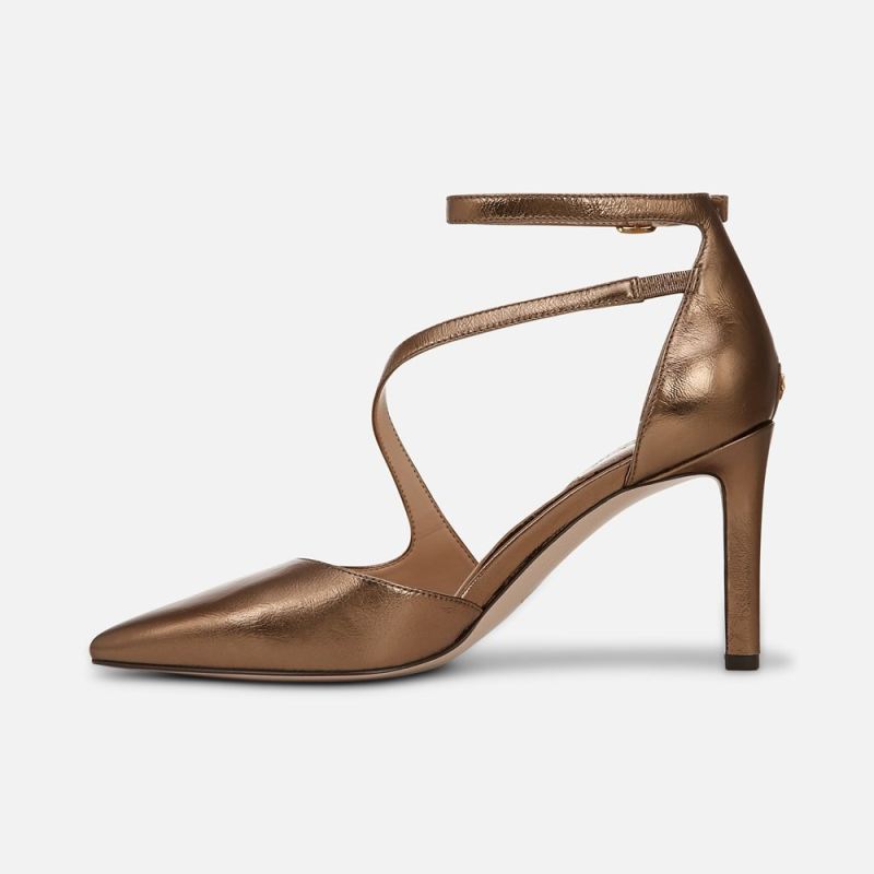 Naturalizer Women's 27 Edit Abilyn Pump - Old Gold Leather