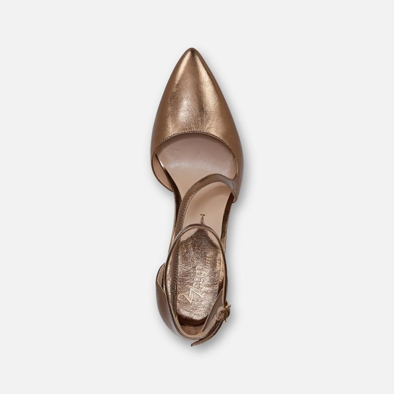 Naturalizer Women's 27 Edit Abilyn Pump - Old Gold Leather