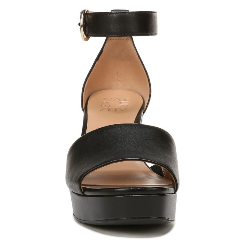 Naturalizer Women's Pearlyn Dress Sandal - Black Leather