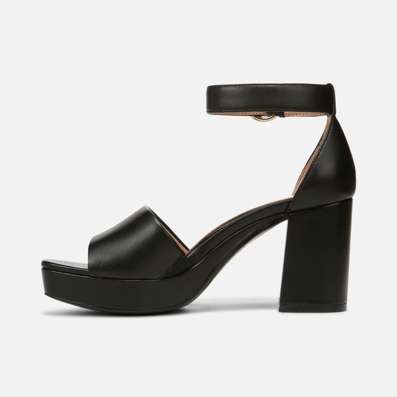 Naturalizer Women's Pearlyn Dress Sandal - Black Leather