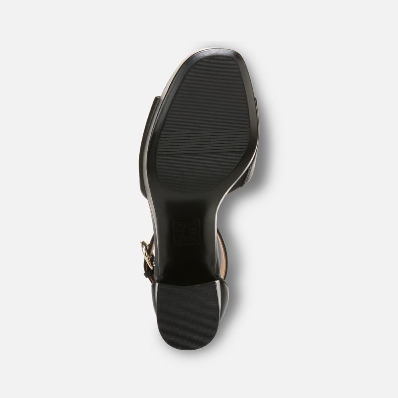 Naturalizer Women's Pearlyn Dress Sandal - Black Leather