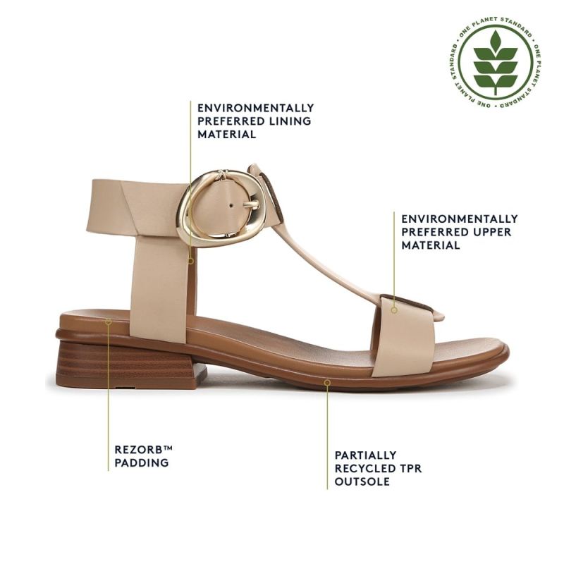 Naturalizer Women's Brandy Sandal - Coastal Tan Leather