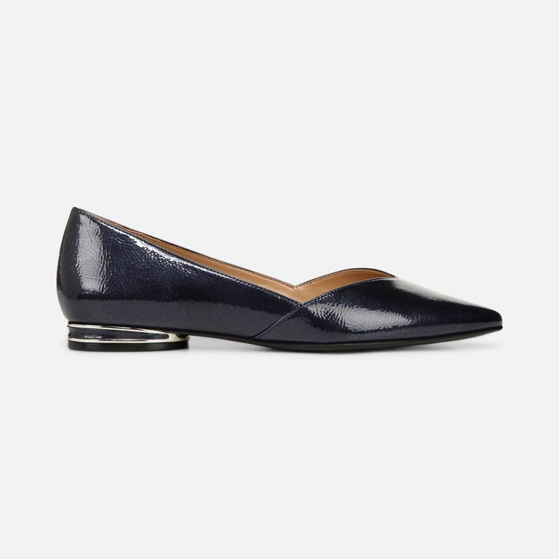 Naturalizer Women's Havana Flat - Midnight Blue Faux Leather
