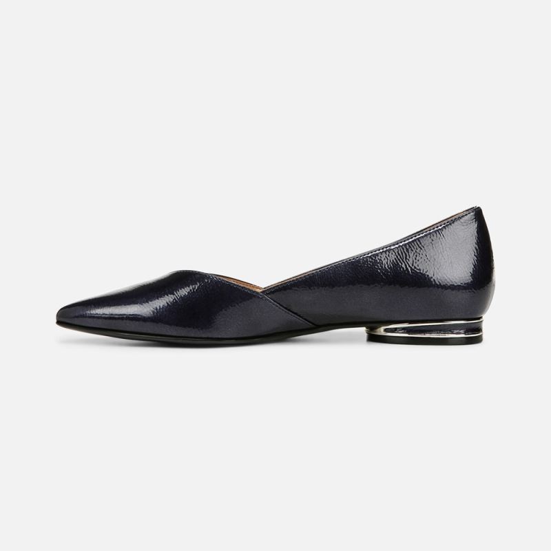 Naturalizer Women's Havana Flat - Midnight Blue Faux Leather