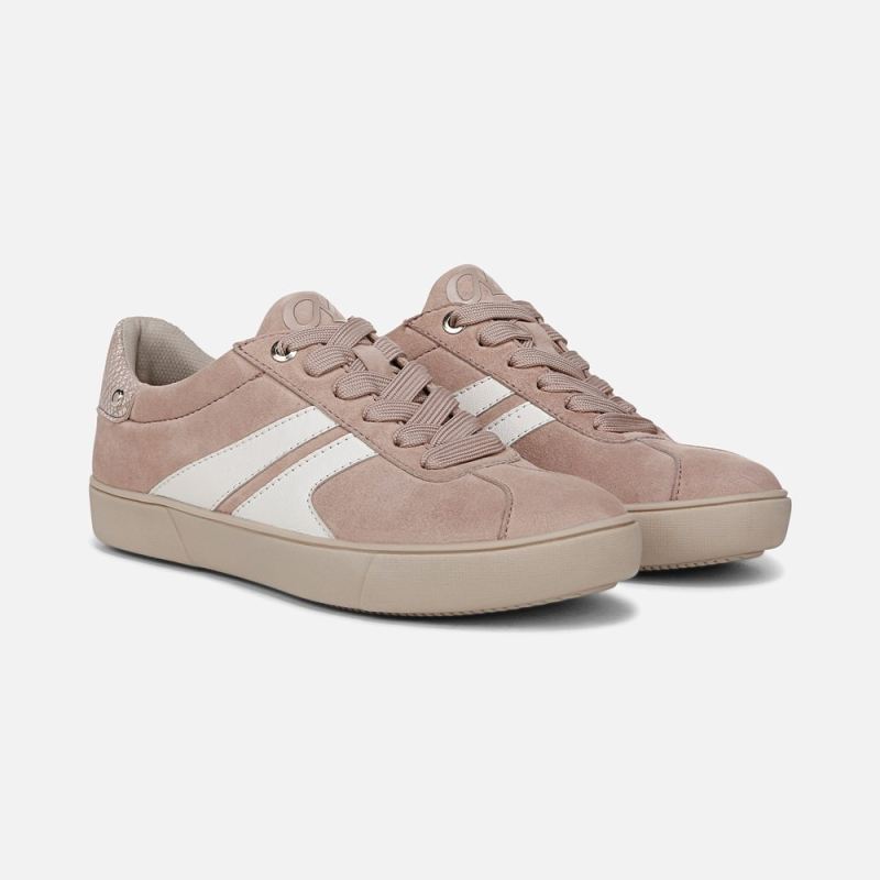 Naturalizer Women's Medina Lace Up Sneaker - Warm Taupe Nubuck