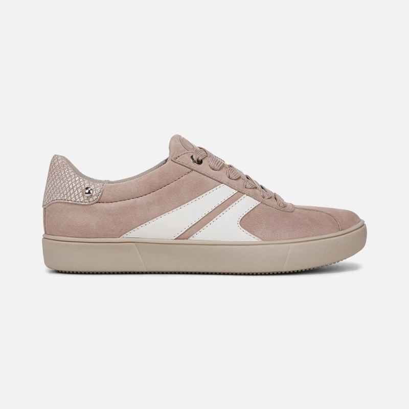 Naturalizer Women's Medina Lace Up Sneaker - Warm Taupe Nubuck