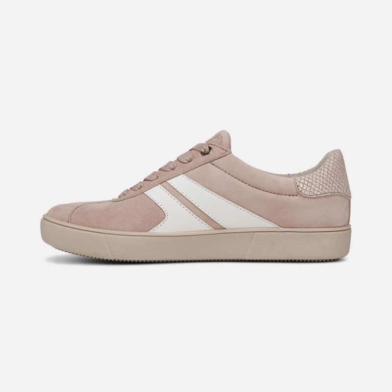 Naturalizer Women's Medina Lace Up Sneaker - Warm Taupe Nubuck