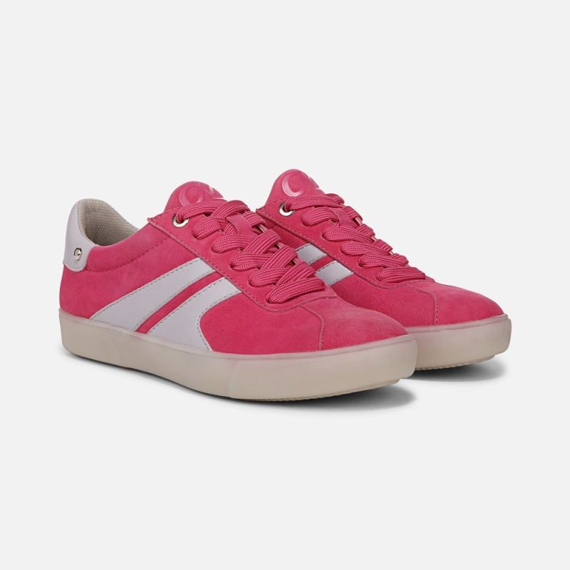 Naturalizer Women's Medina Lace Up Sneaker - Pink Flash Leather