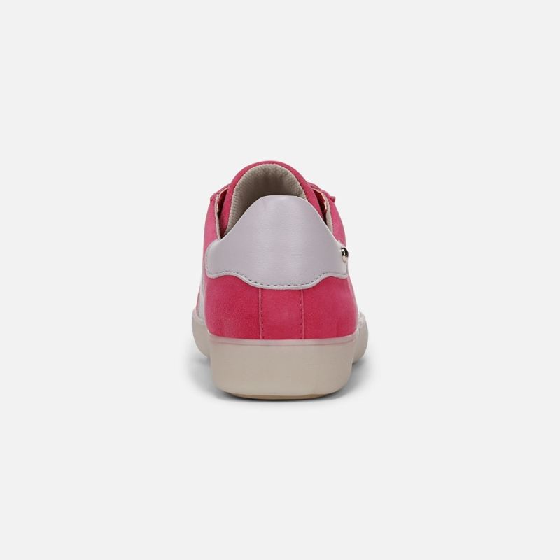 Naturalizer Women's Medina Lace Up Sneaker - Pink Flash Leather