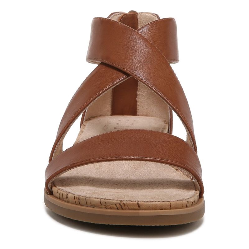 Naturalizer Women's SOUL Cindi Sandal - Dark Brown Leather